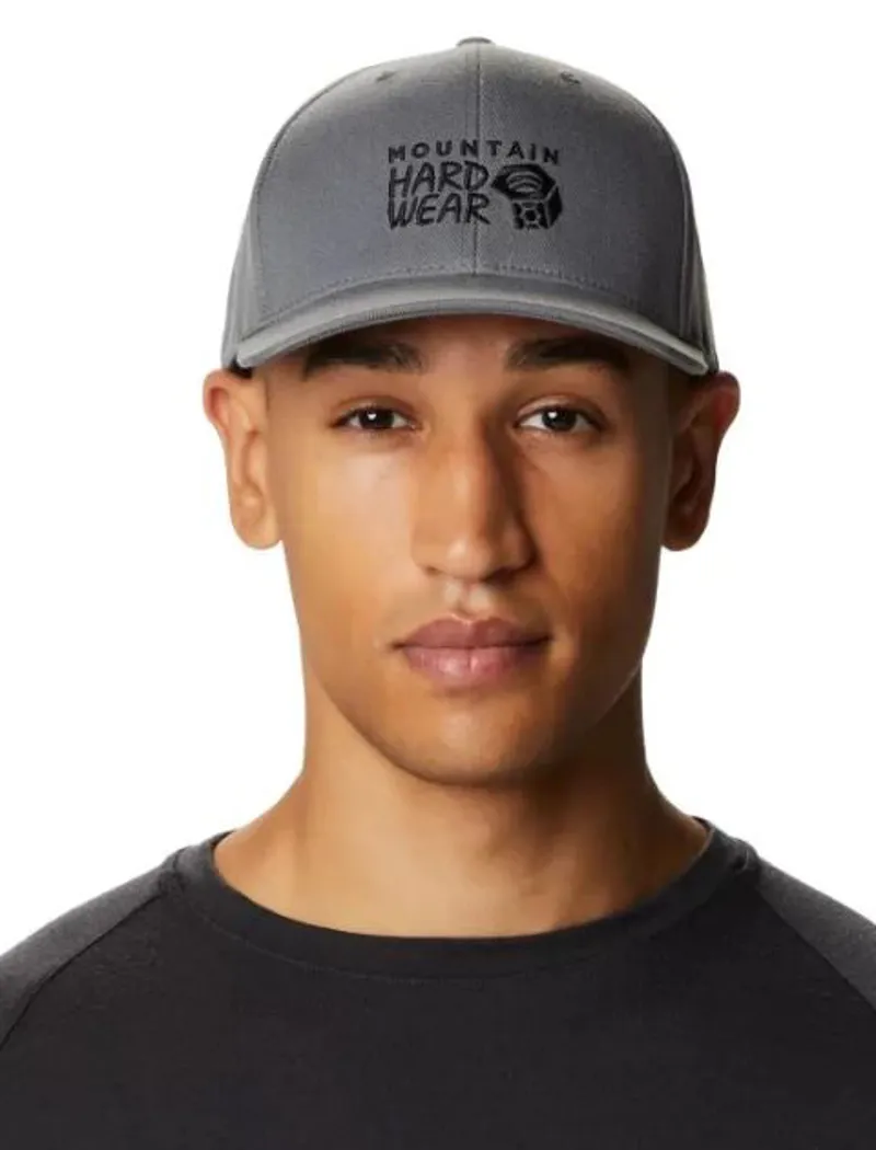 Mountain Hardwear Adult Logo 6 Panel Hat in Manta Grey 